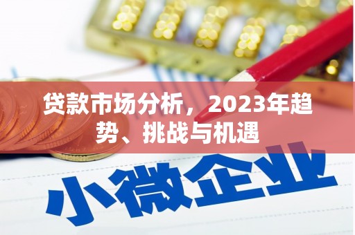 武江贷款市场分析，2023年趋势、挑战与机遇