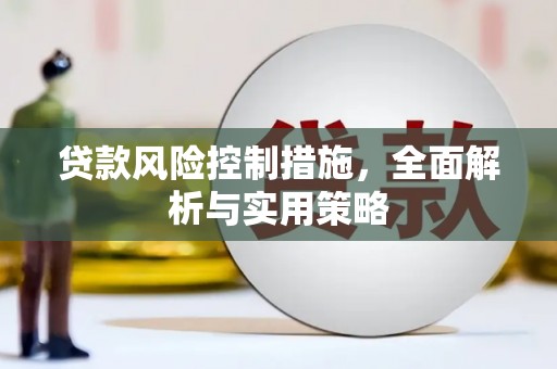 武江贷款风险控制措施，全面解析与实用策略