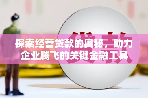 武江探索经营贷款的奥秘，助力企业腾飞的关键金融工具