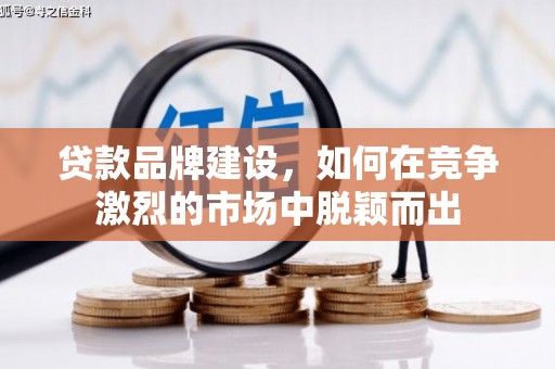 武江贷款品牌建设，如何在竞争激烈的市场中脱颖而出