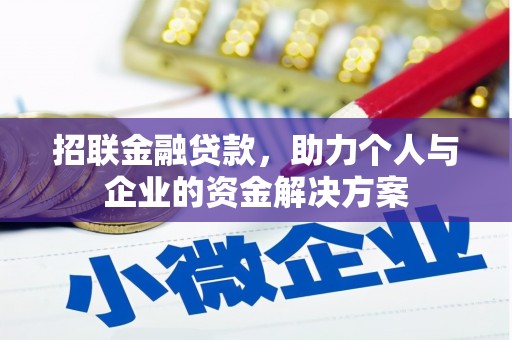 武江招联金融贷款，助力个人与企业的资金解决方案