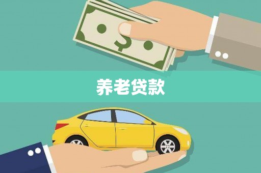 武江养老贷款