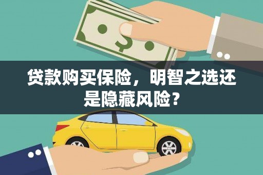 武江贷款购买保险，明智之选还是隐藏风险？
