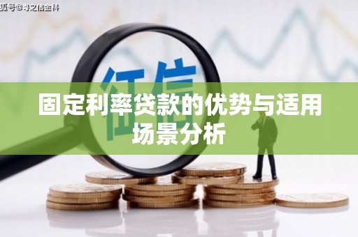 武江固定利率贷款的优势与适用场景分析