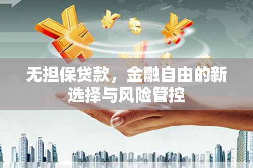 武江无担保贷款，金融自由的新选择与风险管控