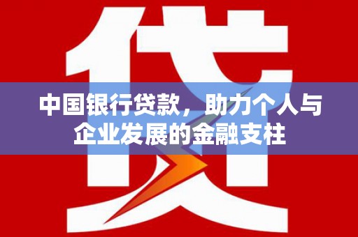 武江中国银行贷款，助力个人与企业发展的金融支柱