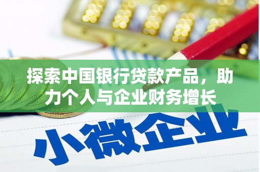 武江探索中国银行贷款产品，助力个人与企业财务增长