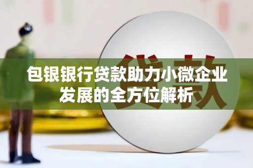 武江包银银行贷款助力小微企业发展的全方位解析