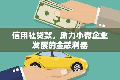 武江信用社贷款，助力小微企业发展的金融利器