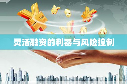 武江灵活融资的利器与风险控制