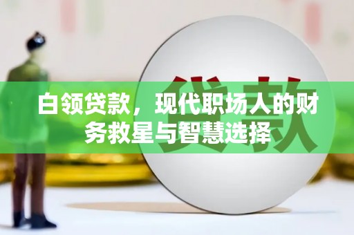 武江白领贷款，现代职场人的财务救星与智慧选择