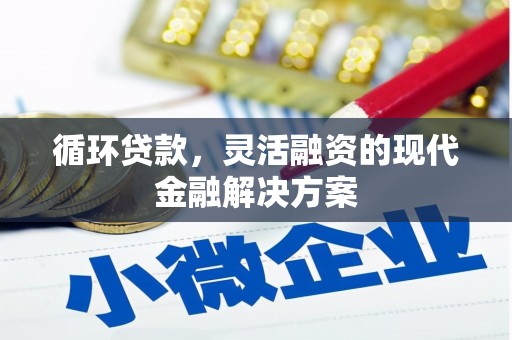 武江循环贷款，灵活融资的现代金融解决方案
