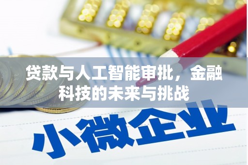 武江贷款与人工智能审批，金融科技的未来与挑战