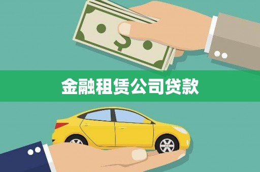 武江金融租赁公司贷款