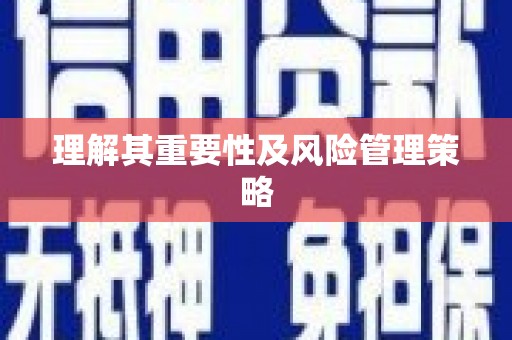 武江理解其重要性及风险管理策略