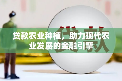 武江贷款农业种植，助力现代农业发展的金融引擎