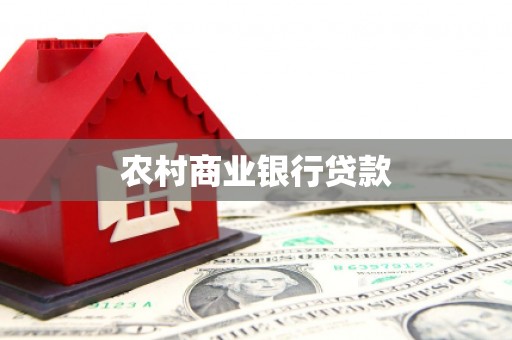 武江农村商业银行贷款