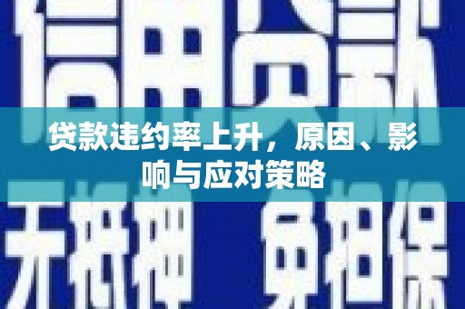 武江贷款违约率上升，原因、影响与应对策略
