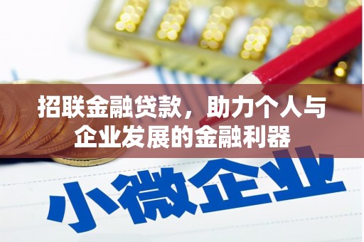 武江招联金融贷款，助力个人与企业发展的金融利器