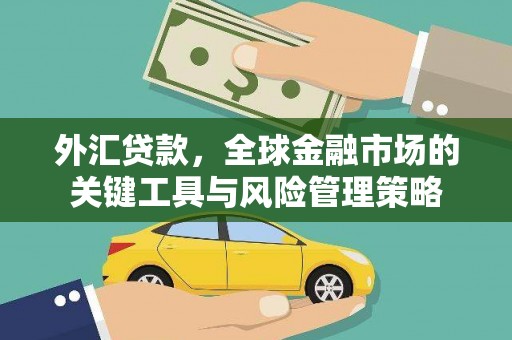 武江外汇贷款，全球金融市场的关键工具与风险管理策略