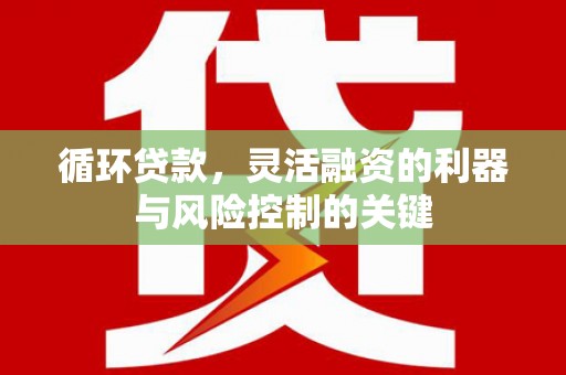 武江循环贷款，灵活融资的利器与风险控制的关键