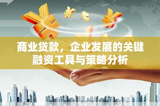 武江商业贷款，企业发展的关键融资工具与策略分析