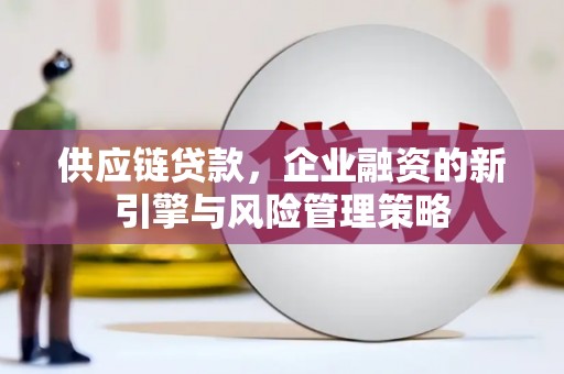 武江供应链贷款，企业融资的新引擎与风险管理策略