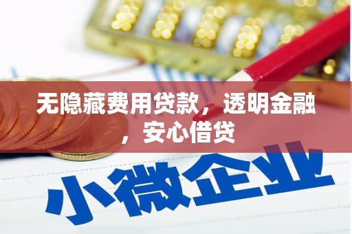 武江无隐藏费用贷款，透明金融，安心借贷