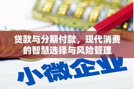 武江贷款与分期付款，现代消费的智慧选择与风险管理