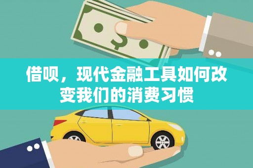 武江借呗，现代金融工具如何改变我们的消费习惯