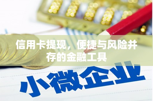 武江信用卡提现，便捷与风险并存的金融工具