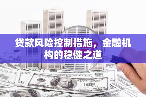 武江贷款风险控制措施，金融机构的稳健之道