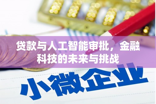 武江贷款与人工智能审批，金融科技的未来与挑战