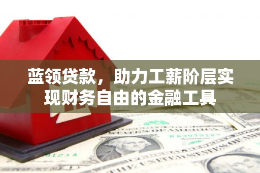 武江蓝领贷款，助力工薪阶层实现财务自由的金融工具