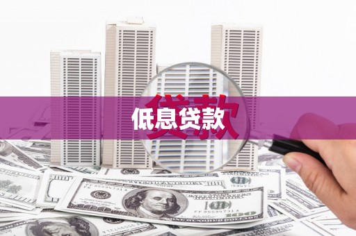 武江低息贷款