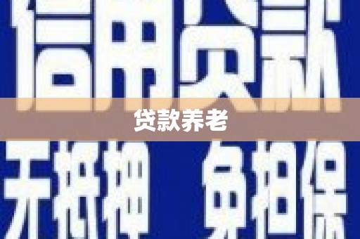 武江贷款养老