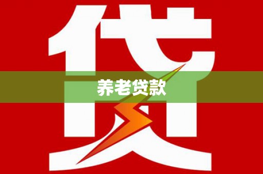 武江养老贷款