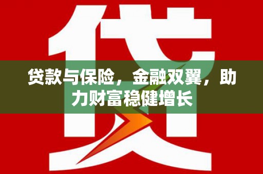 武江贷款与保险，金融双翼，助力财富稳健增长