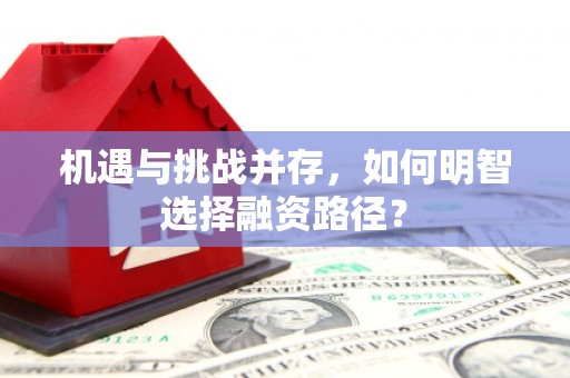 武江机遇与挑战并存，如何明智选择融资路径？