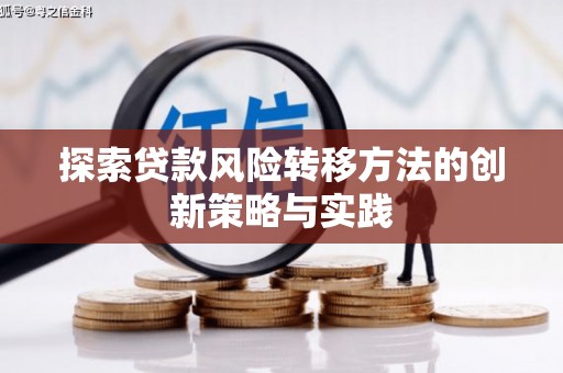 武江探索贷款风险转移方法的创新策略与实践